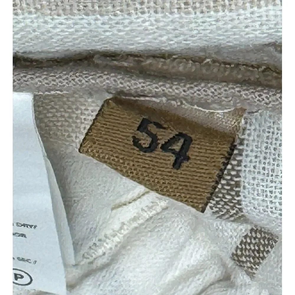 NOHOW Liam‎ Striped Beige Men's Casual Pants Size EU 54 US 40